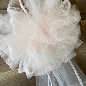 Handmade poof bow for aisle, decoration at wedding/reception